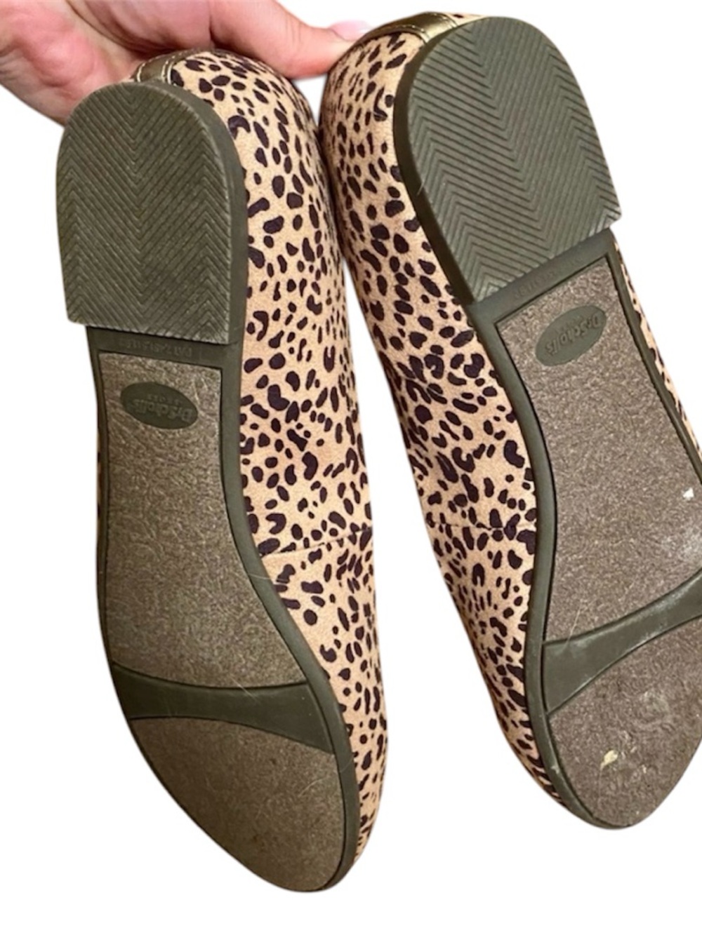 Dr. Scholl's Leopard Print Memory Foam Ballet Flats - LIKE NEW! - Picture 3 of 3